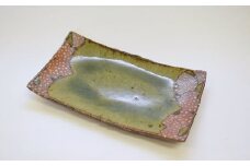 釉彩長角皿 和食器 長皿 陶芸品《受注制作》