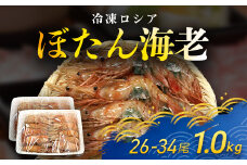 冷凍ロシアぼたん海老　1kg（26-34尾） TMN006 / ぼたん海老 ぼたんえび ボタンエビ ぼたんエビ とやまエビ とやまえび えび エビ 海老 冷凍ぼたん海老 冷凍ぼたんえび 冷凍ボタンエビ 冷凍ぼたんエビ 冷凍とやまエビ 冷凍とやまえび 冷凍えび 冷凍エビ 冷凍海老 スクーナー ちば 千葉県産とみさと 富里 富里市
