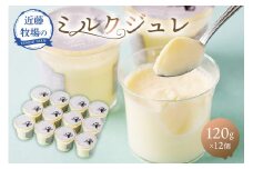 近藤牧場のミルクジュレ　120g×12個 mi0003-0011