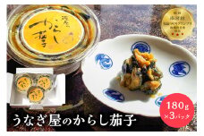 うなぎ屋のからし茄子 3パック  mi0035-0016