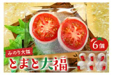 みのり大福（とまと大福）6個入り mi0002-0002 【トマト 和菓子 野菜 スイーツ デザート 手作り 自家製 白あん】