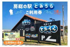 房総の駅とみうらご利用券　1000円分×6枚 mi0069-0002