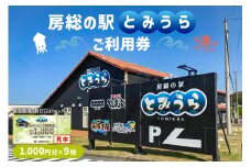 房総の駅とみうらご利用券　1000円分×9枚 mi0069-0003