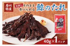 【お試し】くじらのたれ40g×1パック　そのまま食べられる調理不要 mi0012-0039