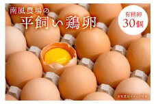 平飼い鶏卵　有精卵30個　10個入3パック（割れ保証3個含む）mi0088-0001