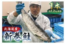 新巻鮭1本（1.2kg前後・北海道産） mi0012-0142