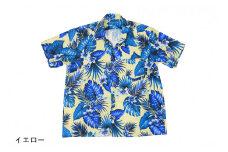 南房総アロハシャツ（サイズ：XL／柄：イエロー） mi0104-0001-5-XL