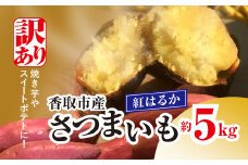 【訳あり】香取市産 さつまいも 紅はるか 約5kg×1 焼き芋やスイートポテトにどうぞ KTRW004 / 芋 サツマイモ さつまいも さつま芋 紅はるか べにはるか ベニハルカ  焼き芋 焼芋 焼いも お芋 おいも いも 生芋