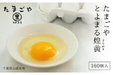 たまごやとよまる 煌黄160個入 たまご 卵 玉子 料理 千葉県 山武市 SMAS003