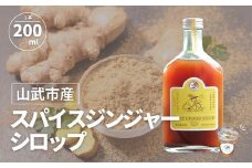 山武市産スパイスジンジャーシロップ 1本200ml SMAQ004