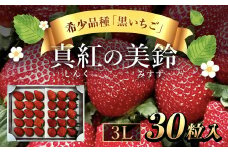 希少品種 黒いちご 真紅の美鈴 3L30粒入り SMAN002