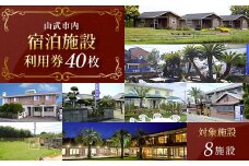 【山武市内】宿泊施設利用券40枚 宿泊券 宿泊チケット 宿泊利用券 チケット 旅行 旅行券 宿泊 施設利用券 千葉県 山武市 SMBJ028