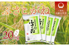 令和6年産 千葉県産「ふさこがね」20kg（5kg×4袋） お米 20kg 千葉県産 大網白里市 ふさこがね 米 精米 こめ 送料無料