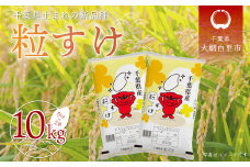 【先行受付】令和7年産 千葉県産「粒すけ」10kg（5kg×2袋） お米 10kg 千葉県産 大網白里市 粒すけ 米 精米 こめ 送料無料 A006