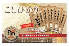 令和6年産 2年連続特A評価!千葉県産コシヒカリ25kg（5kg×5袋） ふるさと納税 米 25kg 千葉県産 大網白里 コシヒカリ 精米 こめ 送料無料