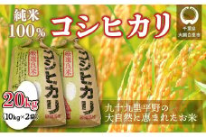 【令和6年産】千葉県 大網白里市産 コシヒカリ 20kg（10kg×2袋） お米 20kg 千葉県産 大網白里市 コシヒカリ 米 精米 こめ 送料無料
