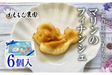 ～大網白里市産の米粉を使用～マリンのフィナンシェ ６個入×１箱（計6個） ご当地キャラ ゆるキャラ マリン マリンのフィナンシェ フィナンシェ プレーン 米粉 焦がしバター お菓子 ギフト 千葉県大網白里市 思いやり型返礼品 M008