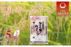令和6年産 千葉県産「ミルキークイーン」5kg / お米 5キロ 千葉県産 大網白里市 ミルキークイーン 米 精米 こめ A050