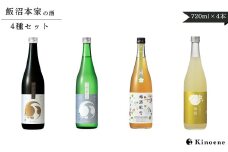 飯沼本家のお酒 4種セット 飲み比べ 純米吟醸酒 純米酒 梅酒 ゆずリキュール 720ml×4本 日本酒 お酒 セット 詰め合わせ ギフト 贈り物 プレゼント 千葉県 酒々井町