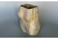 創作陶器・花器 「変形つぼ花器」  