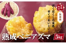 【先行予約・12月中旬以降出荷】神崎町産ベニアズマ「さつまいも」無選別 5kg [016-a001]