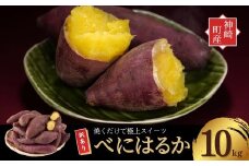 ＜先行予約＞ 神崎町産 べにはるか さつまいも 10kg 【訳あり 無選別】(5～12月受付分は翌年1月中旬以降発送)｜さつま芋 焼き芋 焼きいも イモ 芋 紅はるか 訳アリ しっとり 濃厚 蜜 スイートポテト にも ファームおせげん[016-a010]