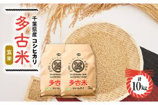 ＜令和6年産＞たこまいらいふ萩原農場の多古米コシヒカリ(玄米)10kg【1438050】