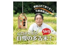 山口さんちの＜令和6年産＞多古米コシヒカリ(精米)5kg【1459857】