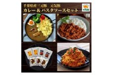 ＜ギフト＞元気豚　カレー&パスタソースセット【1464847】