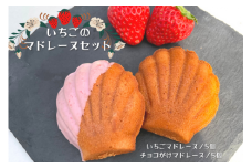 いちごマドレーヌセット いちご5個＋チョコがけ5個 計10個入り 