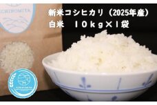 千葉県一宮町産コシヒカリ（白米１０㎏）令和７年産米【2025年発送分】　一等米　10kg　１袋　白米　精米　先行予約