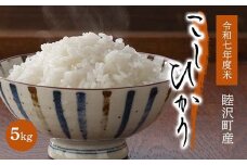 令和7年産 むつざわ米 こしひかり5kg F21G-102