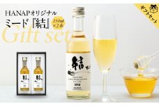 W02-036 【化粧箱入り／熨斗・リボン対応】純国産はちみつ酒（250ｍｌ）2本　ギフトセット