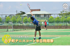 白子町テニスコート半日利用券 ふるさと納税 テニス プレー 利用券 利用チケット スポーツ 健康 送料無料 SHP008