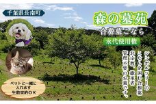 「森の墓苑」合葬墓こなら永代使用権 ふるさと納税 お墓 お骨 埋葬 千葉県 長南町 CNI002