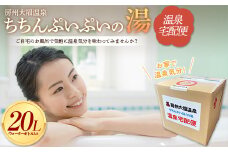 お家で温泉気分！房州大福温泉 ちちんぷいぷいの湯 20L 温泉水 療養泉 冷鉱泉 温泉 F22X-141