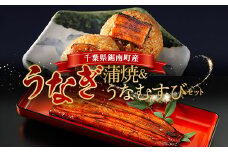千葉県鋸南町産 無投薬 うなぎの蒲焼・うなむすびセット(鰻の蒲焼2本・うなむすび2個) 個包装 国産 養殖 鰻 うなぎ ウナギ 蒲焼き かば焼き 冷凍 千葉県 鋸南町 F22X-187