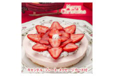 【エニシダ】クリスマスケーキ 季節のフルーツレア チーズケーキ(苺)(キャンドル・Xmasプレート付) クリスマス ケーキ チーズケーキ レア フルーツ 5号 15cm 冷凍 期間限定 クリスマスケーキ Xmasケーキ スイーツ パーティー デザート 0007-023-S05