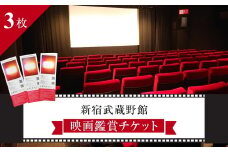 映画鑑賞チケット 共通券 3枚（新宿武蔵野館）（シネマカリテ ※2026/1/12閉館）