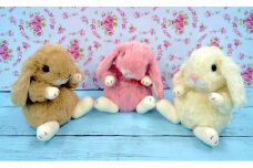 縫いぐるみ動物 ロップイヤー うさぎ Sサイズ ぬいぐるみ 動物 アニマル うさぎ ウサギ ロップイヤー たれ耳 フワフワ ふわふわ かわいい おもちゃ 誕生日 お祝い プレゼント ギフト 新宿 東京 0045-001-S05