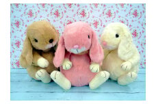 縫いぐるみ動物 ロップイヤー うさぎ Lサイズ ぬいぐるみ 動物 アニマル うさぎ ウサギ ロップイヤー たれ耳 フワフワ ふわふわ かわいい おもちゃ 誕生日 お祝い プレゼント ギフト 新宿 東京 大きい 0045-003-S05