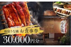 新宿うな鐵【本店・はなれ】共通お食事券3万円分 食事券 チケット うなぎ ウナギ 鰻 鰻料理 料理 東京 新宿 串焼き 日本酒 3万円分 30000円分 三万円分 0074-008-S05