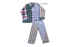 シャツメーカーが作る上質パジャマ切替チェック M 衣類 パジャマ セット 服 綿 天然素材 上質 新宿 高級感 工芸品 0139-009-S07-1