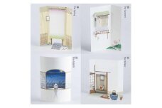 街並はがき「四季編」 | 4枚セット 絵はがき 絵葉書 アート かわいい おしゃれ お土産 おみやげ セット