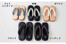 レザー雪駄サンダル　サン駄（江戸前ｓａｎｄａｌ） (サイズ：2S、カラー：ブラック)