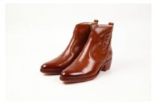 【Made in JAPAN】本革ウエスタンブーツ日本製 (サイズ：27.0cm　カラー：キャメル)