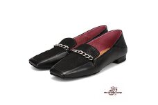 100周年マドラス 浅草ハンドメイド婦人靴 MAL0032　ビットモカシューズ (サイズ：22.5cm、カラー：ブラックコンビ)