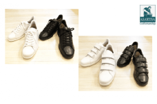 くつトレ®スニーカー(サイズ：24.0cm、デザイン：紐、カラー：白)