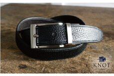SHRUNKEN LEATHER ELASTIC BELT （Lサイズ） [KMK-0112L] | ベルト メンズ 本革 レザー 男性 紳士 フォーマル スーツ 仕事 ビジネス ギフト プレゼント 誕生日