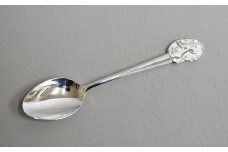 【内藤銀器製作所】銀製 コーヒー・ティー兼用スプーン (ねこ) | カトラリー スプーン プレゼント 贈り物 贈答 キッチン用品 日本製